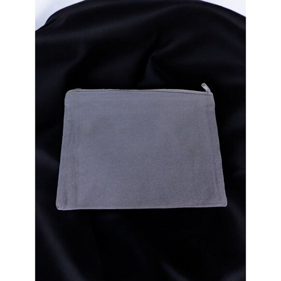 Mystic Canvas Zipper Pouch With Gold Celestial Design 9"x 7" - Picture 6 of 9